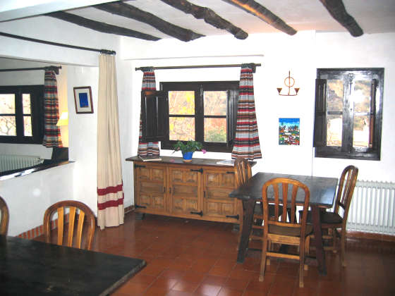 
					Photo of the comon room of the guesthouse Sierra y Mar in Ferreirola in the Alpujarras
